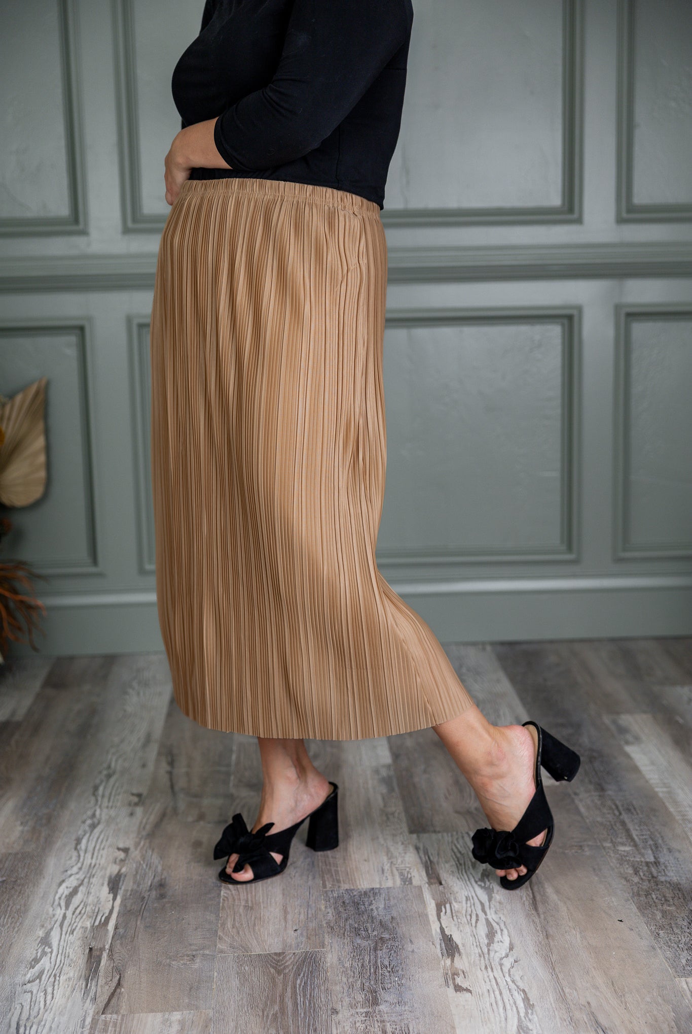 Nuggles® Nyla Lined Skirt – modest lined skirt for women in premium knit fabric