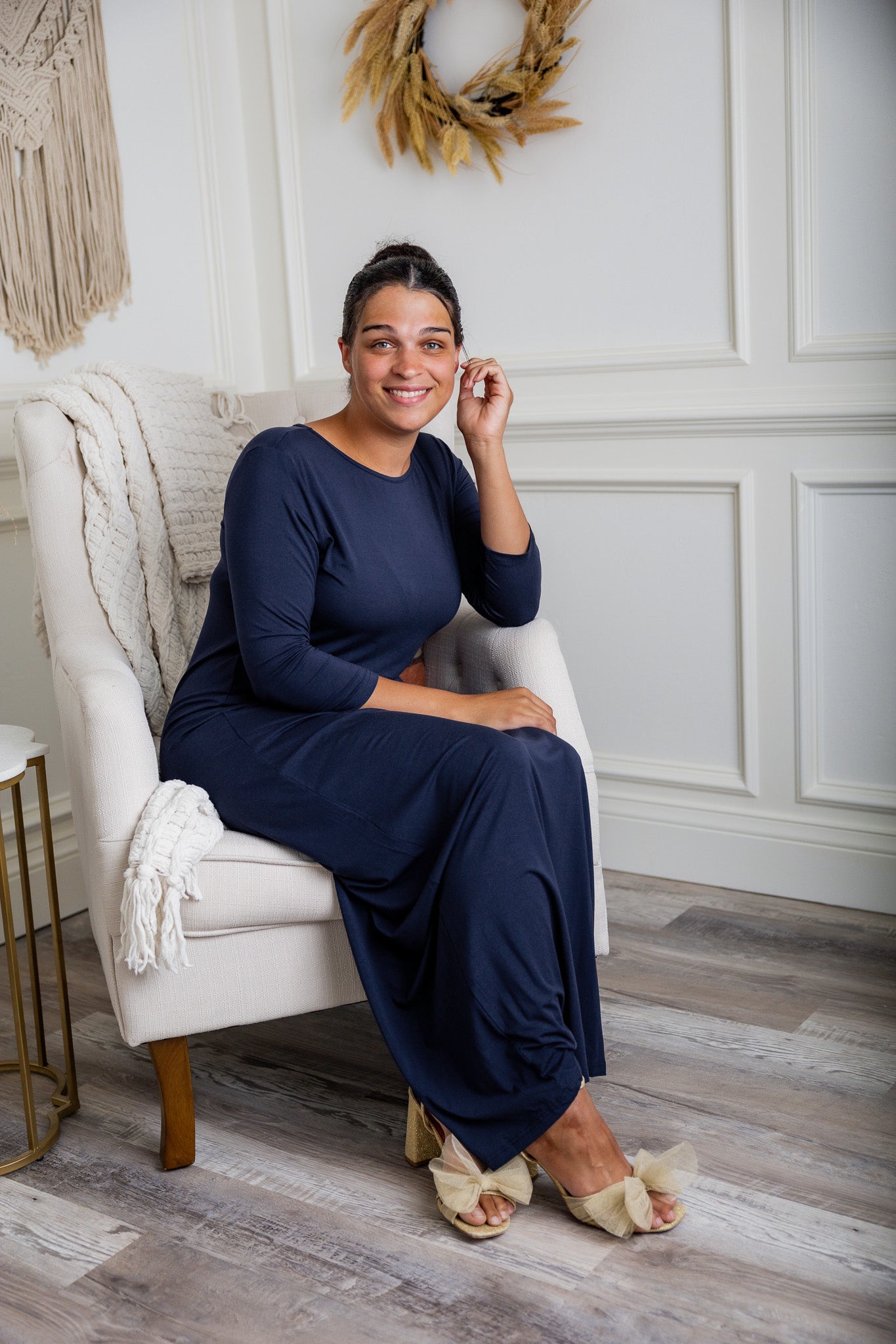 Nuggles® Maxi Layering Dress in soft cotton knit