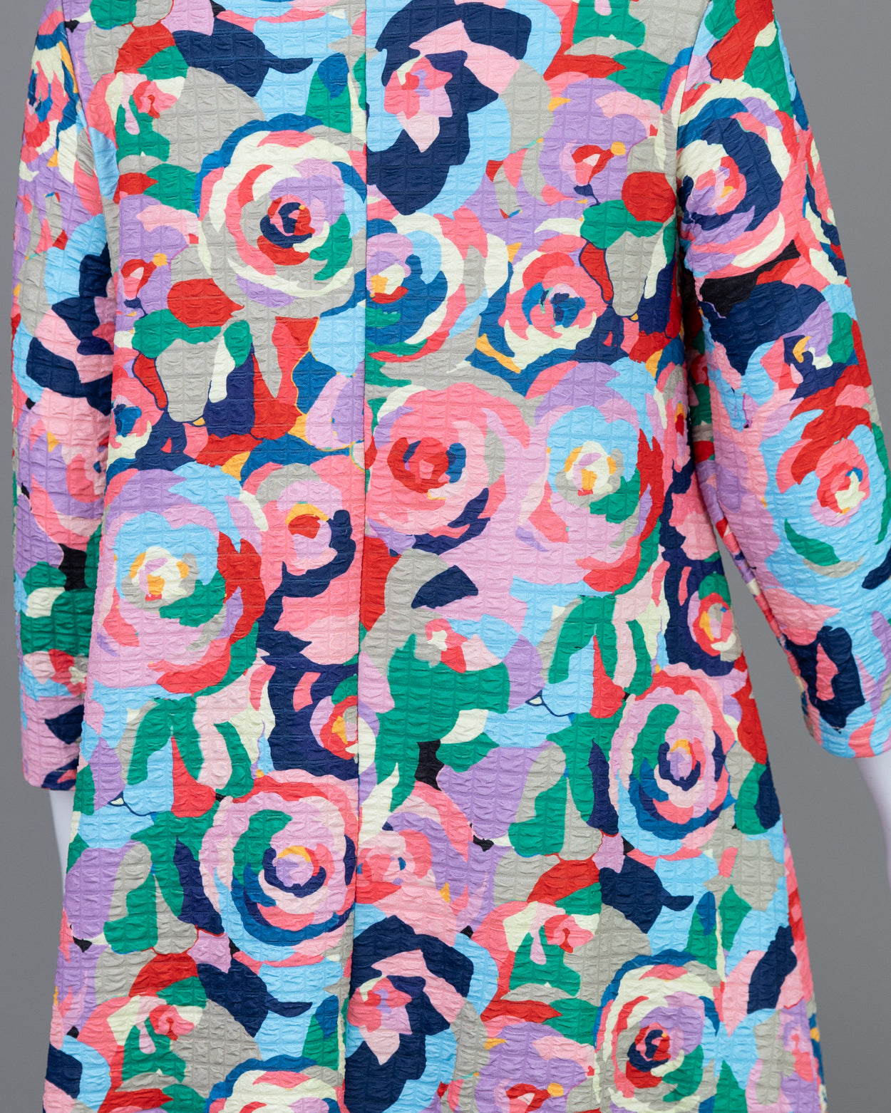 Nuggles Eleanor Top in Jelly Pop, flattering A-line modest top in happy pink print for everyday wear