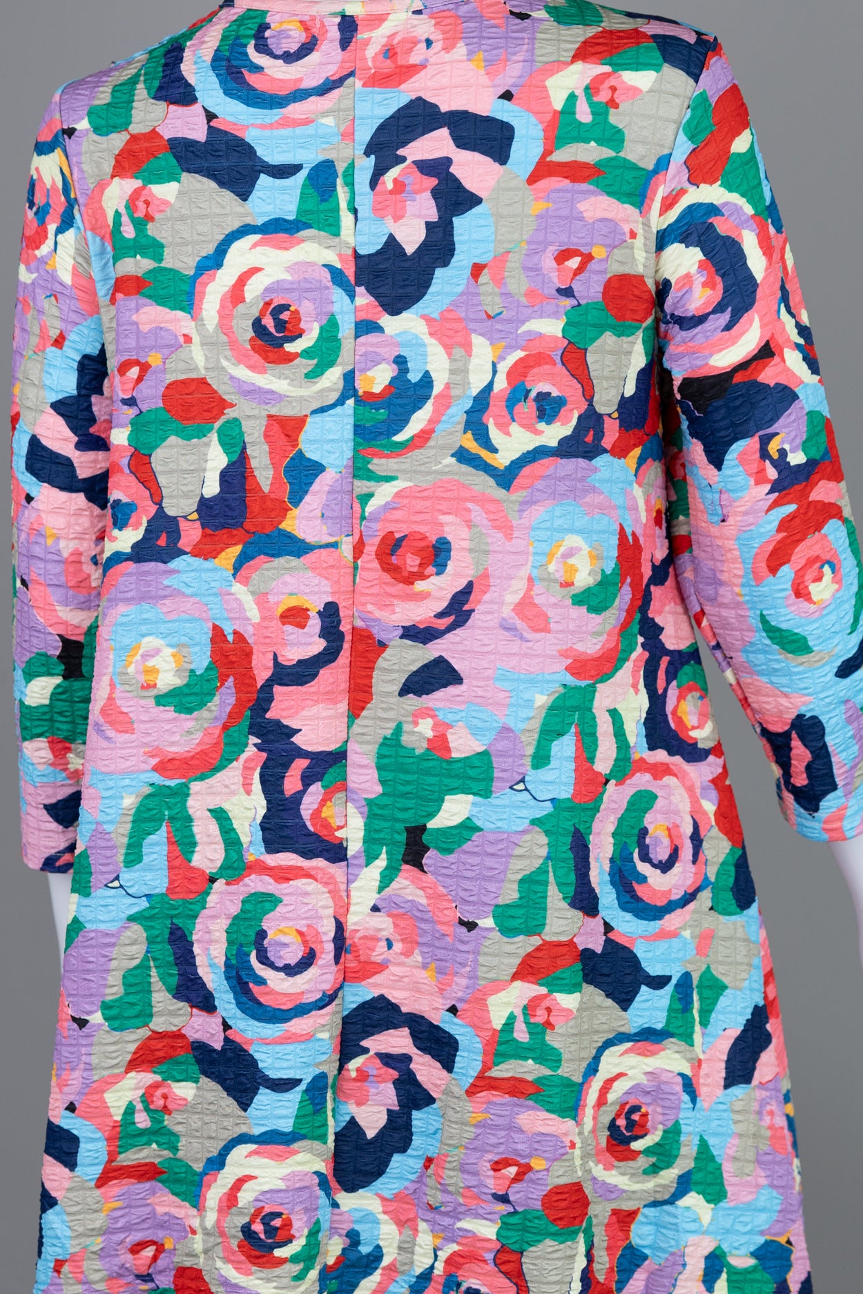 Nuggles Eleanor Top in Jelly Pop, flattering A-line modest top in happy pink print for everyday wear