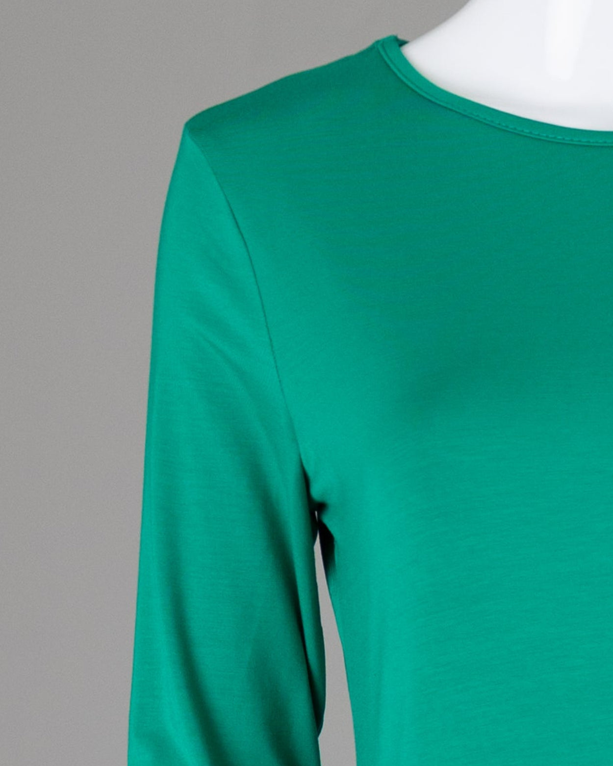 Model wearing Nuggles® Midi Layering Dress in Kelly Green