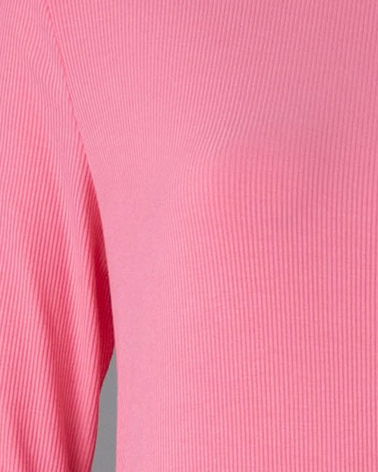 Model wearing Nuggles® Ribbed Midi Layering Dress in Pink