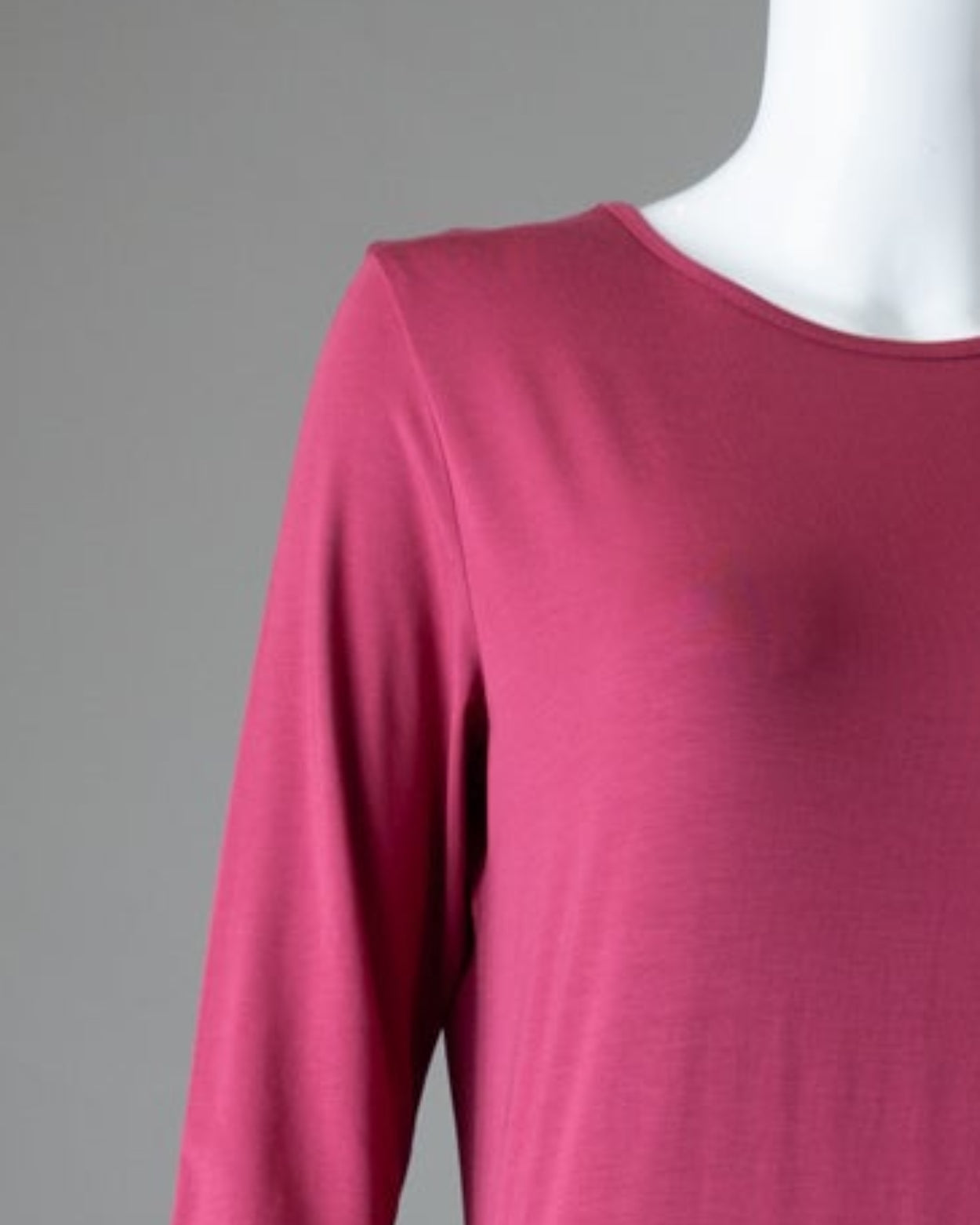 Model wearing Nuggles® Midi Layering Dress in Wine