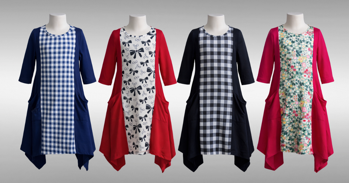 Girls' Raegan Dress in four classic prints