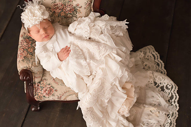 DIY Handmade Vintage Baby Gown