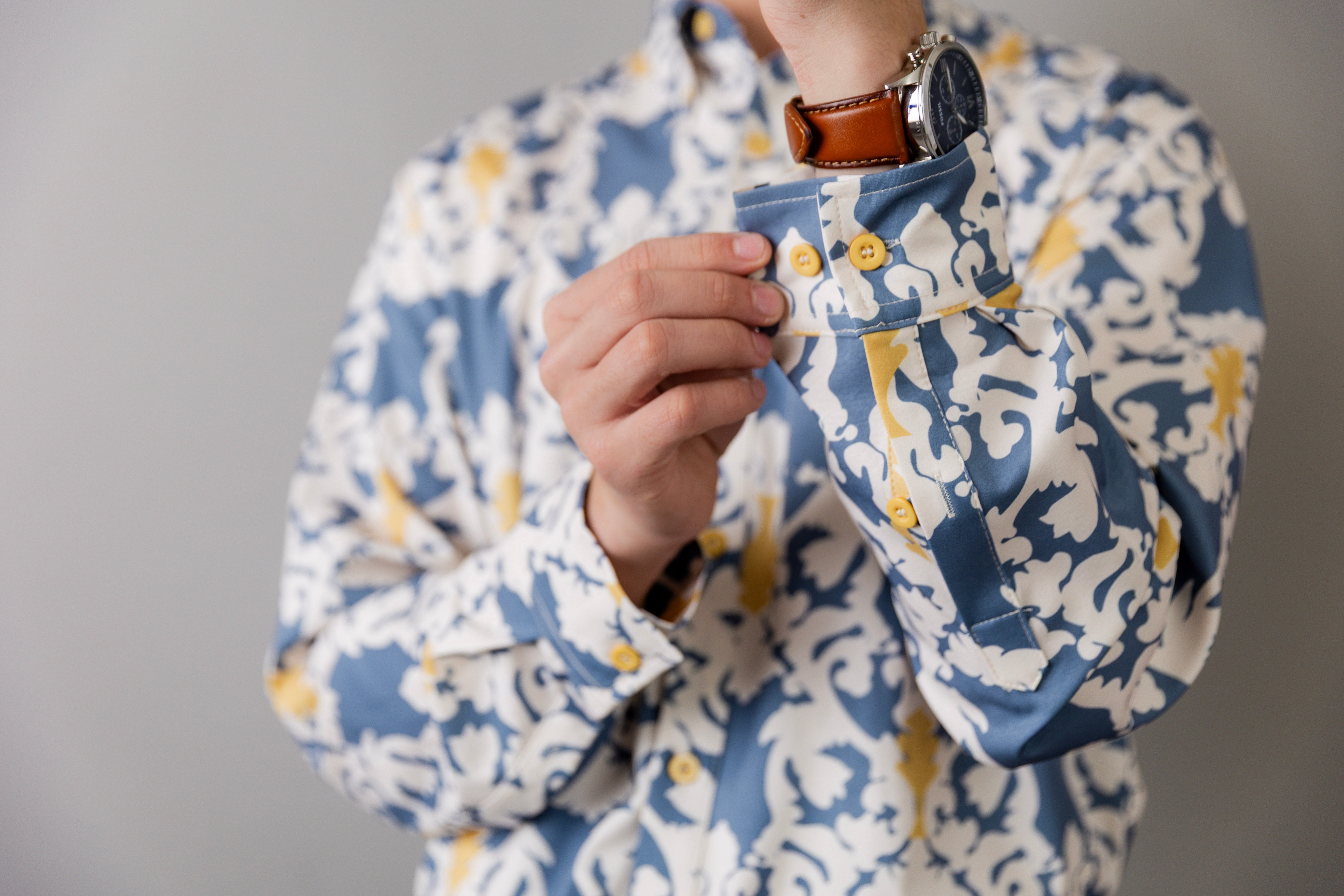 Men's Button Down Shirt.