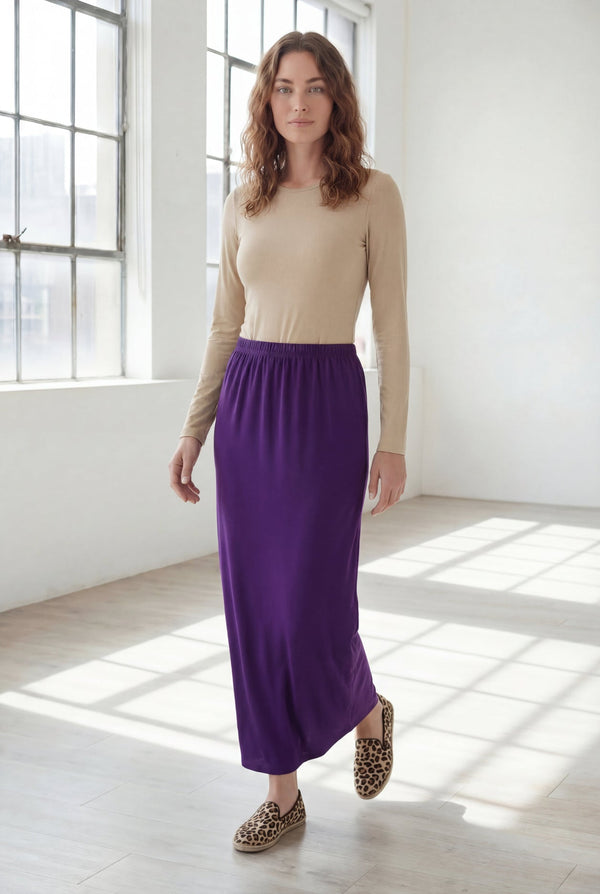 36" Classic Skirt in Rose