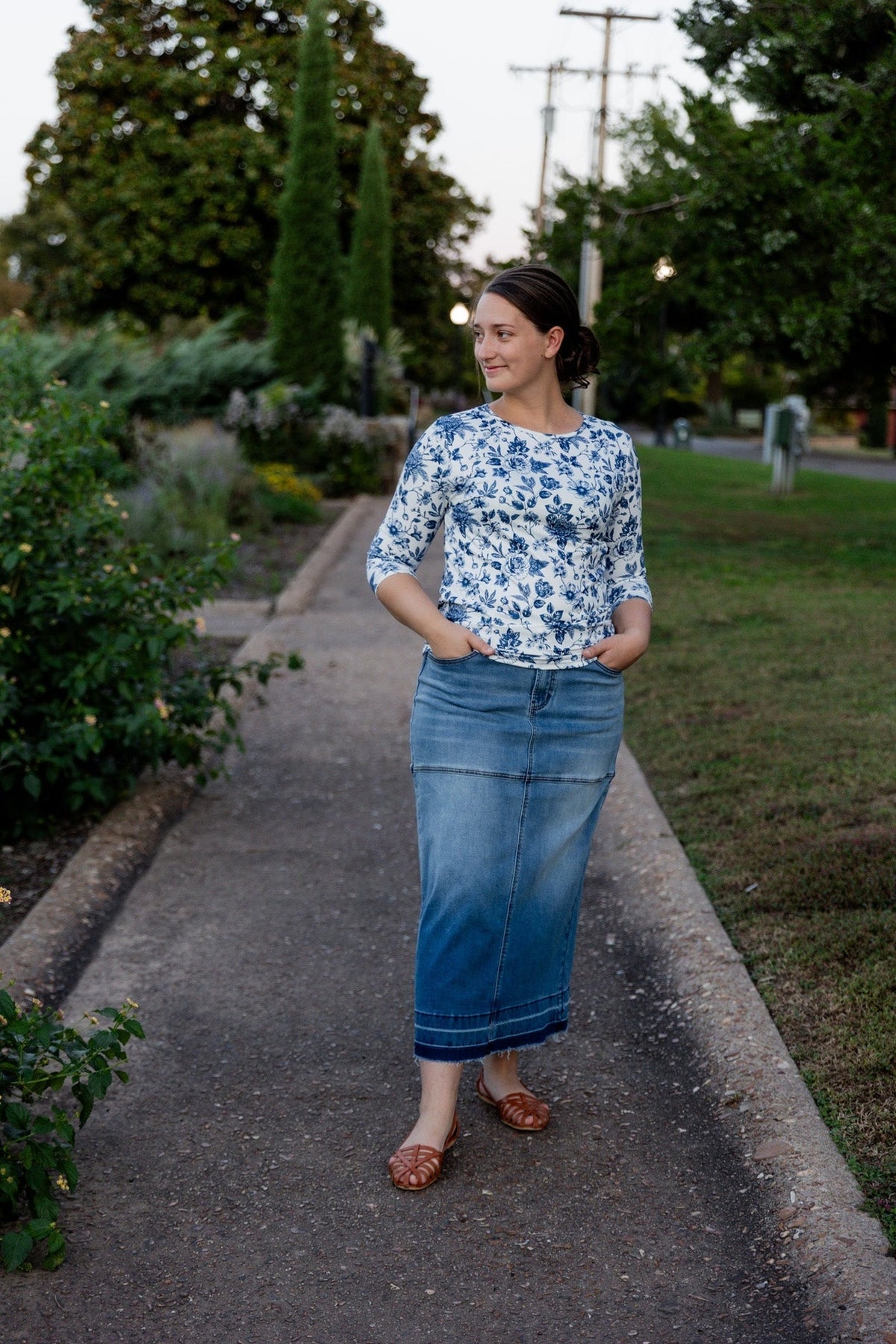 34" Denim Skirts
