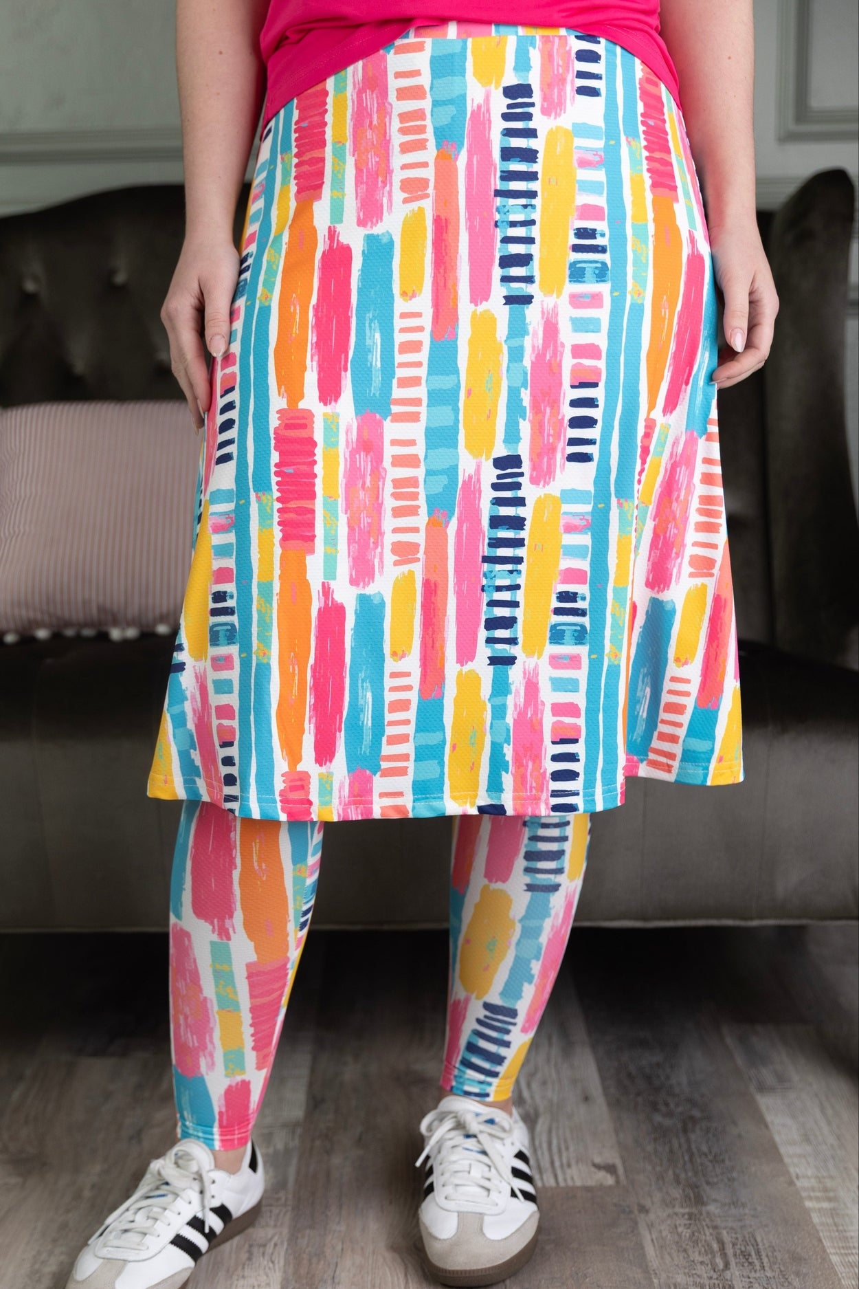 Tilly Sport Skirt in Color Splash nuggles-clothing