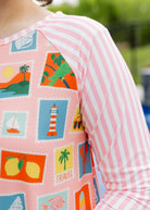 modest midi sport swim dress prints mommy and me 