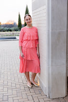 Modest ruffle dress pretty prints olivia dress