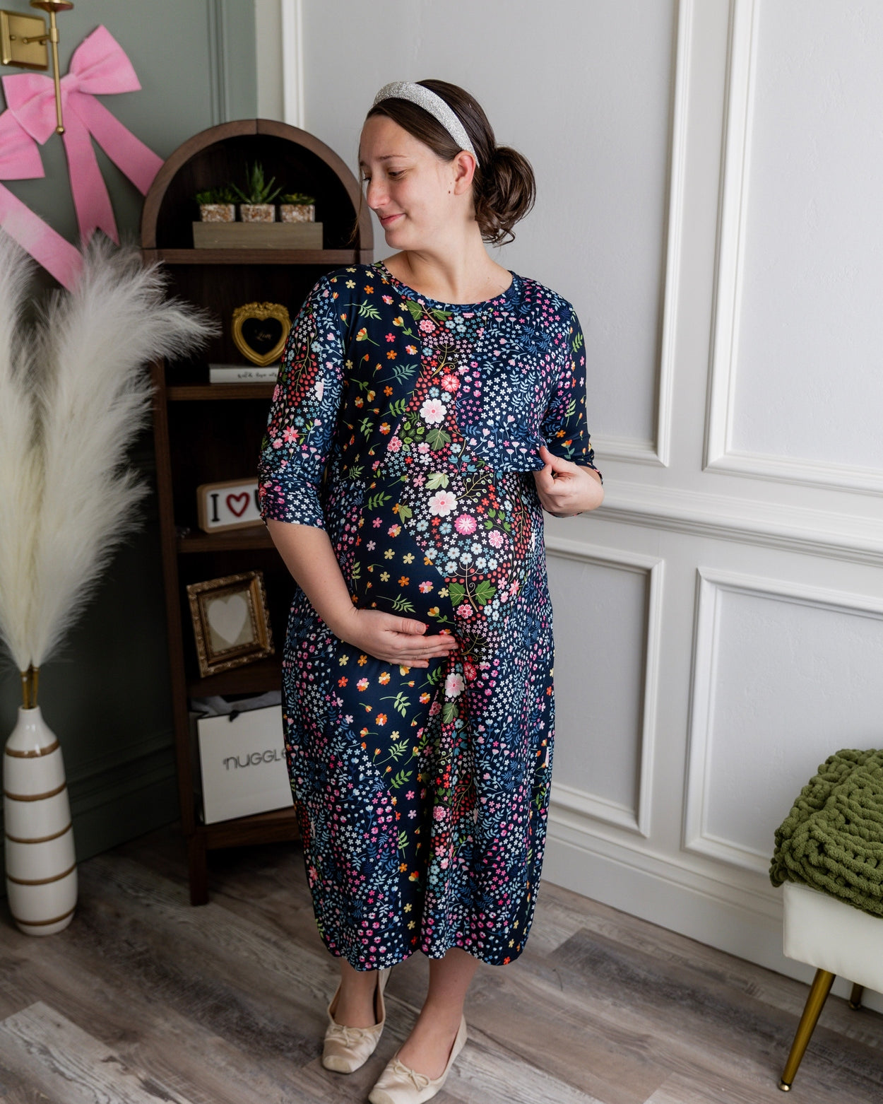 Modest Cotton Nursing Dresses Modest Nursing-Friendly Clothing For Women Nuggles 'NUGGLES Modest Cotton Nursing Dresses Modest Nursing-Friendly Clothing For Women Nuggles 'NUGGLES