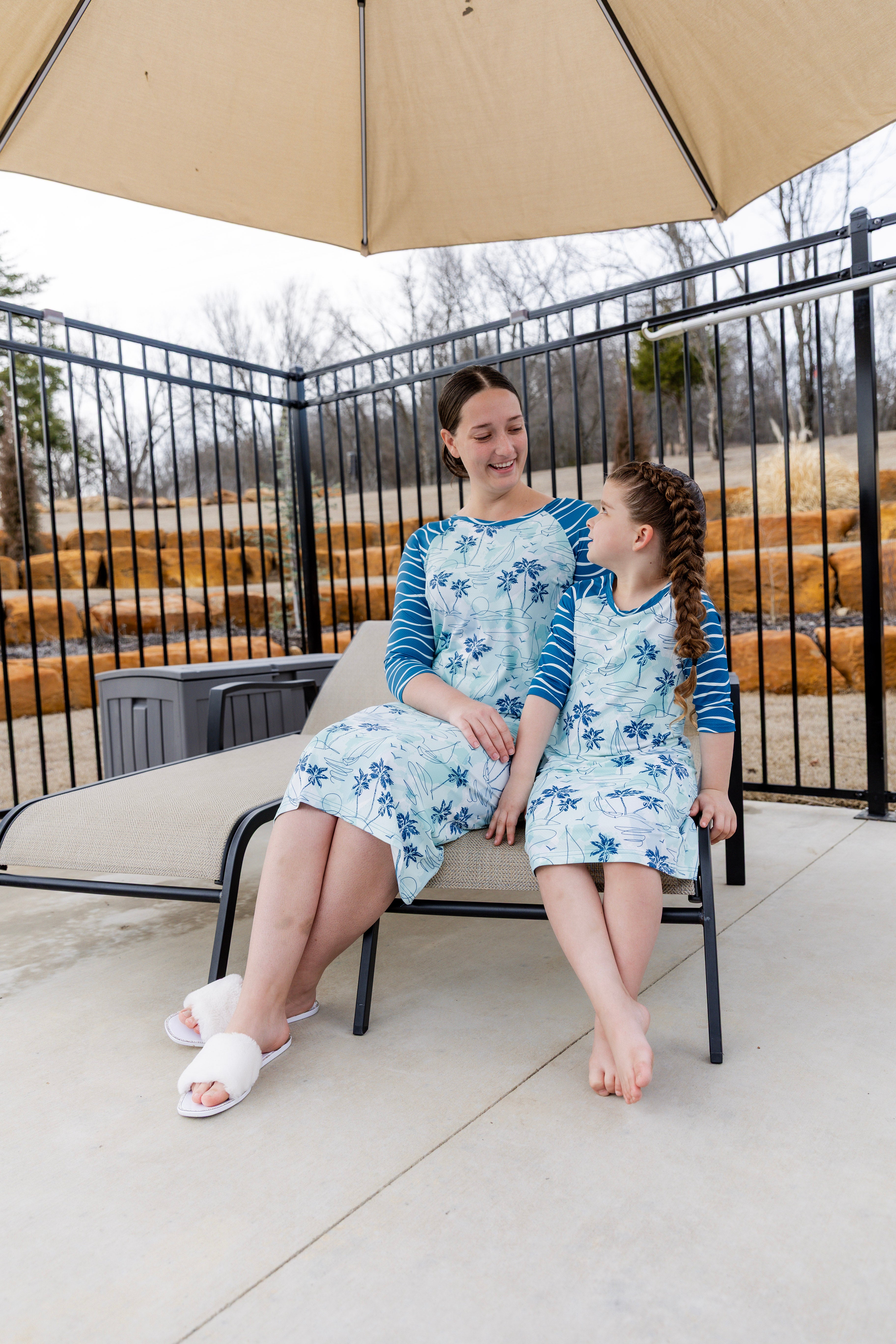 modest midi sport swim dress prints mommy and me 