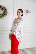  modest new norie top with pretty prints flowy