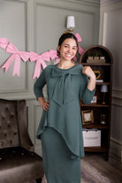 Model wearing Nuggles® 31" Eleanor Skirt in Green