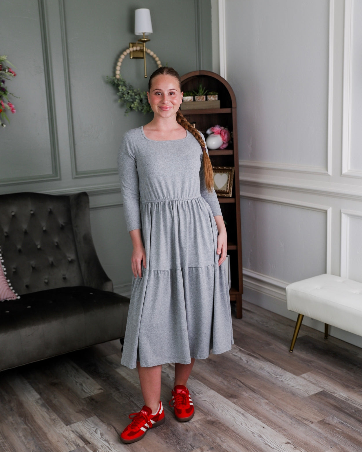 Modest Gray Dresses for Women | Chic & Timeless Styles Nuggles 'NUGGLES Modest Gray Dresses for Women | Chic & Timeless Styles Nuggles 'NUGGLES