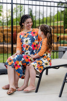 modest girls sport swim dress prints mommy and me 