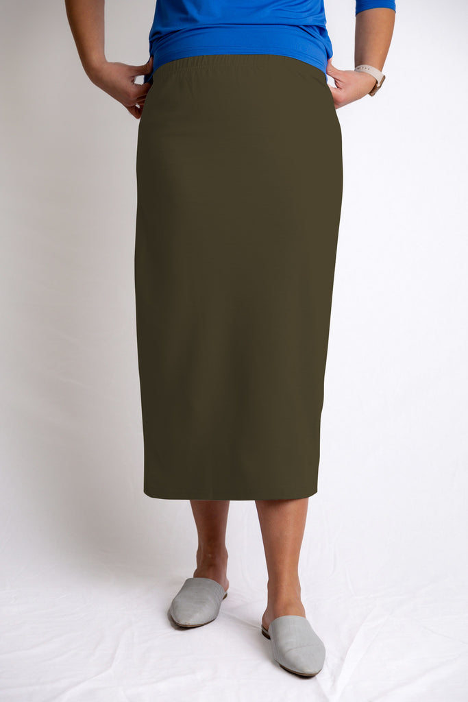 31 inch midi classic skirt modest calf