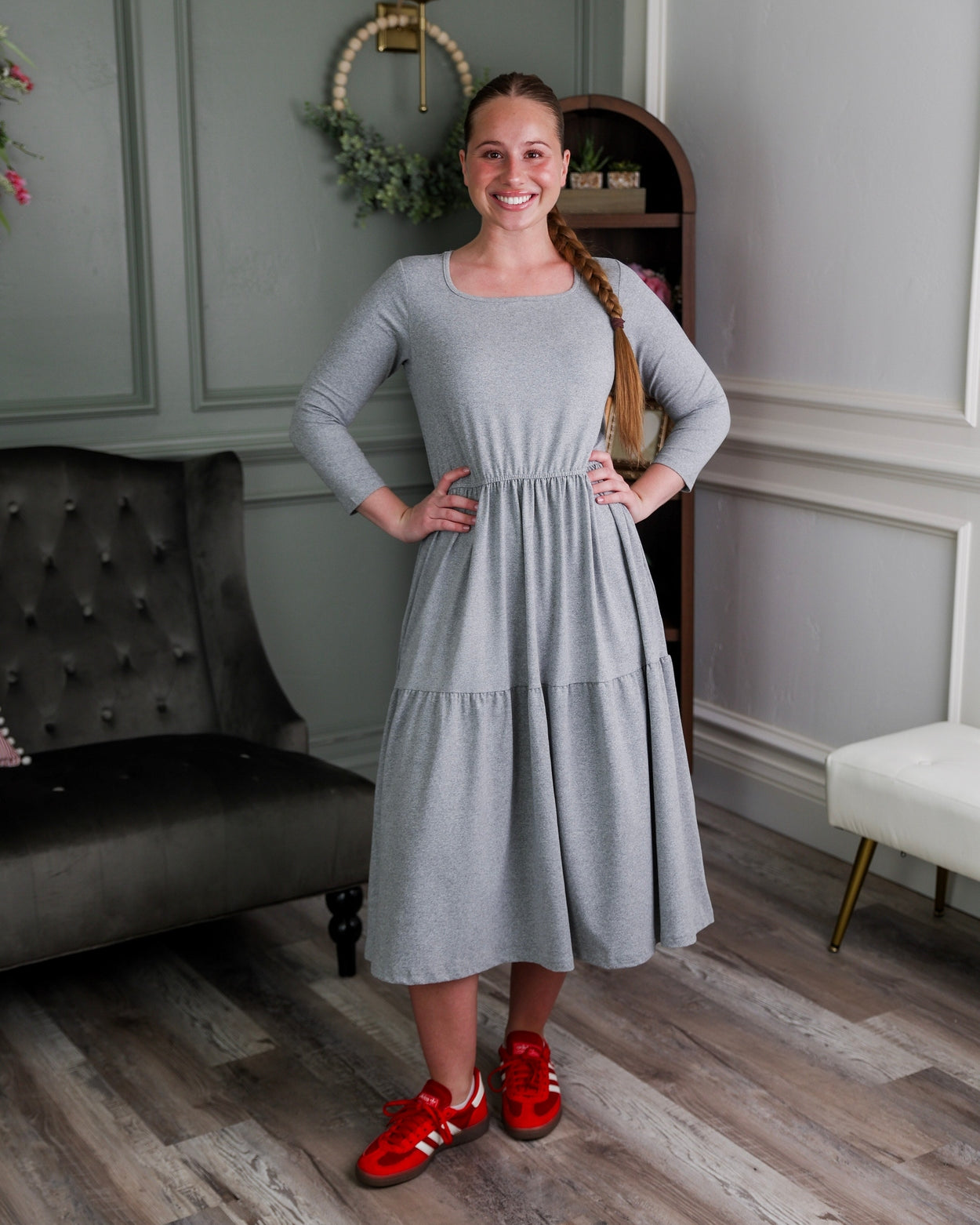 Modest Gray Dresses for Women | Chic & Timeless Styles Nuggles 'NUGGLES Modest Gray Dresses for Women | Chic & Timeless Styles Nuggles 'NUGGLES