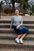 modest denim skirts in 31" length 