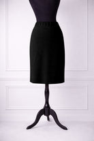 Model wearing Nuggles® 25" Relaxed Skirt in Black
