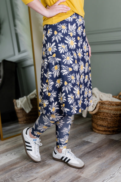 Daisy Sport Skirt with Leggings | Modest Activewear Nuggles
