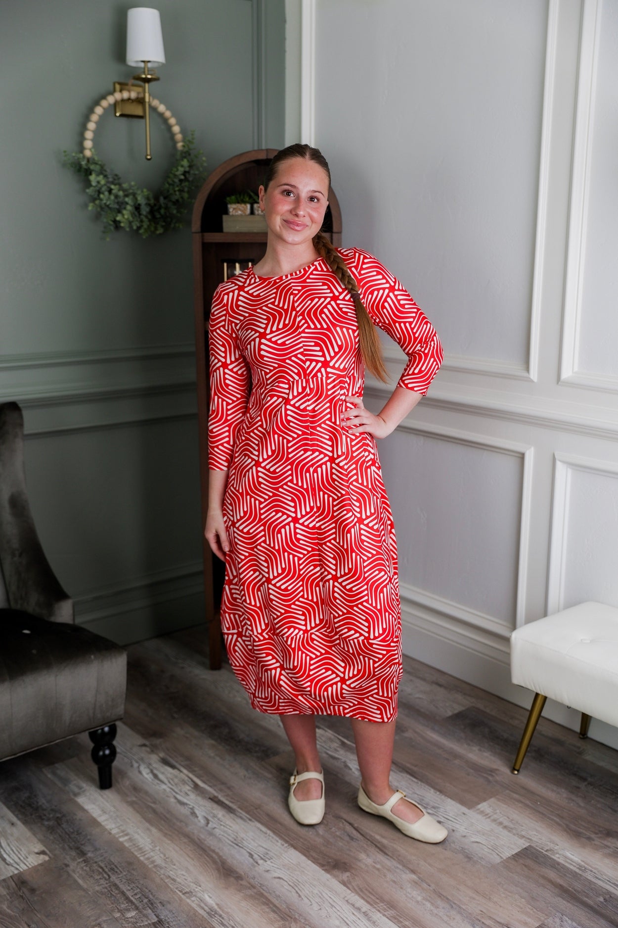Berry Maze Cindy Bubble Dress