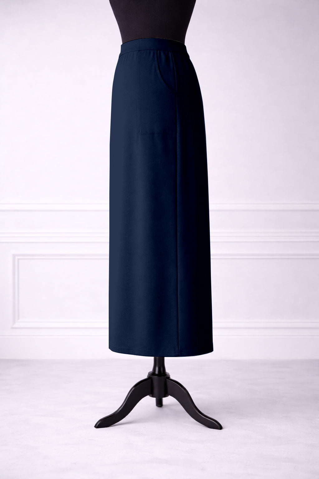 Our modest Nuggles® 34" Pocket Classic Skirt with front pockets”