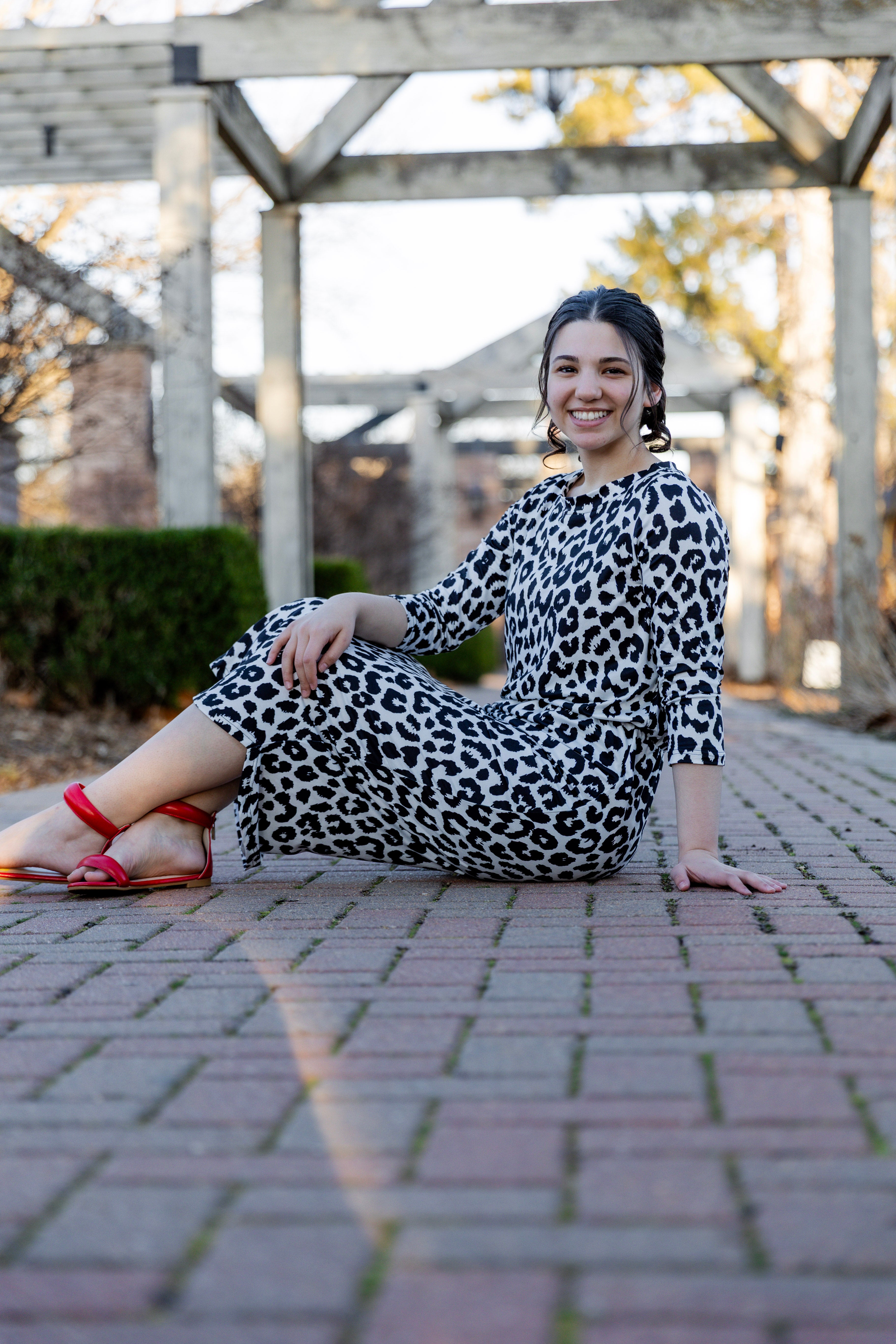 modest midi dress harper jane pretty prints.