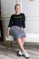 27" Drawstring Skirt in City Spotlights nuggles-clothing