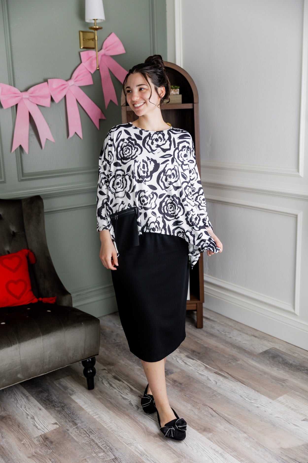 Keegan Top in Midnight Rose - Final Sale nuggles-clothing
