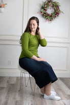 modest denim skirts in 34" length 