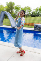 modest midi sport swim dress prints mommy and me 