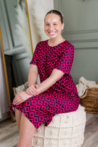 Aviva Dress in Bold Berry nuggles-clothing