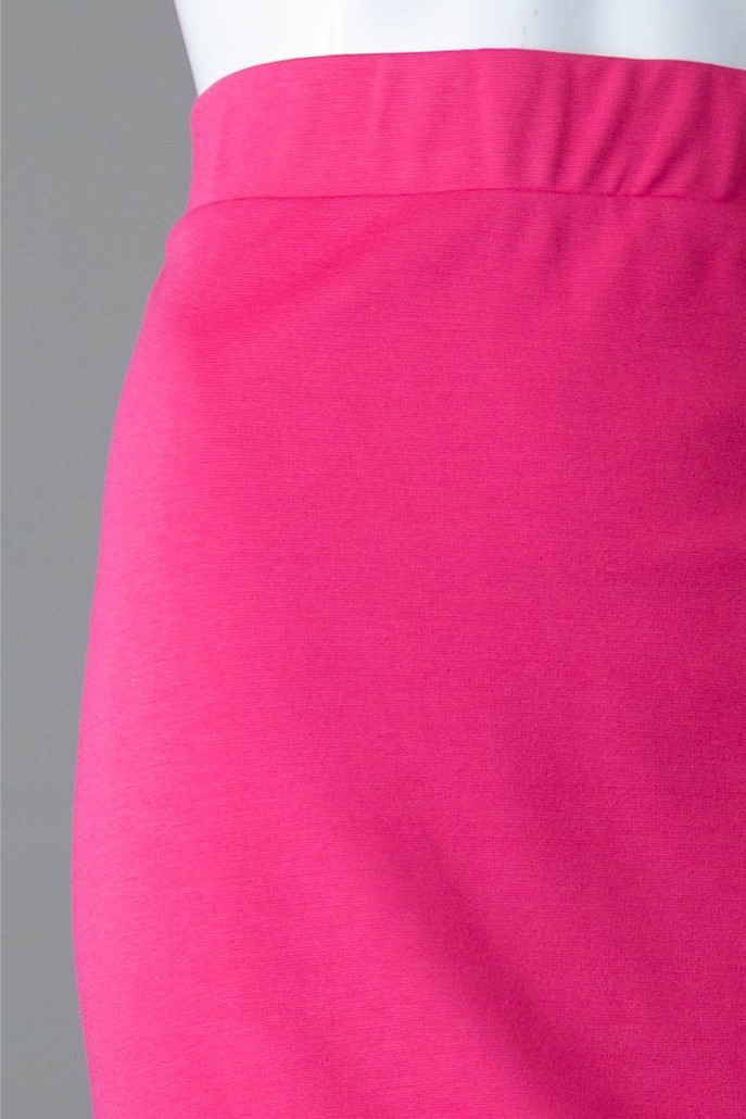 Model wearing Nuggles® Relaxed Midi Skirt in Pink