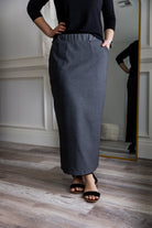 Our modest Nuggles® 34" Pocket Classic Skirt with front pockets”