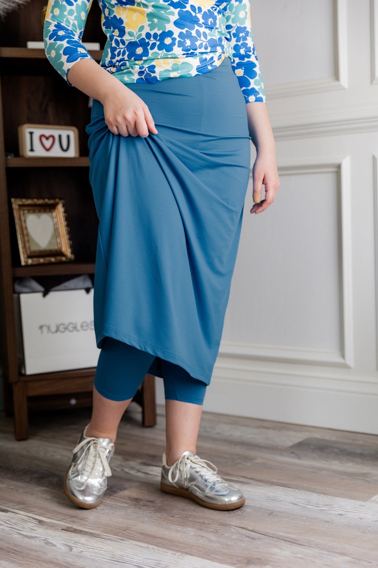 31" All-Sport Skirt in Turquoise nuggles-clothing