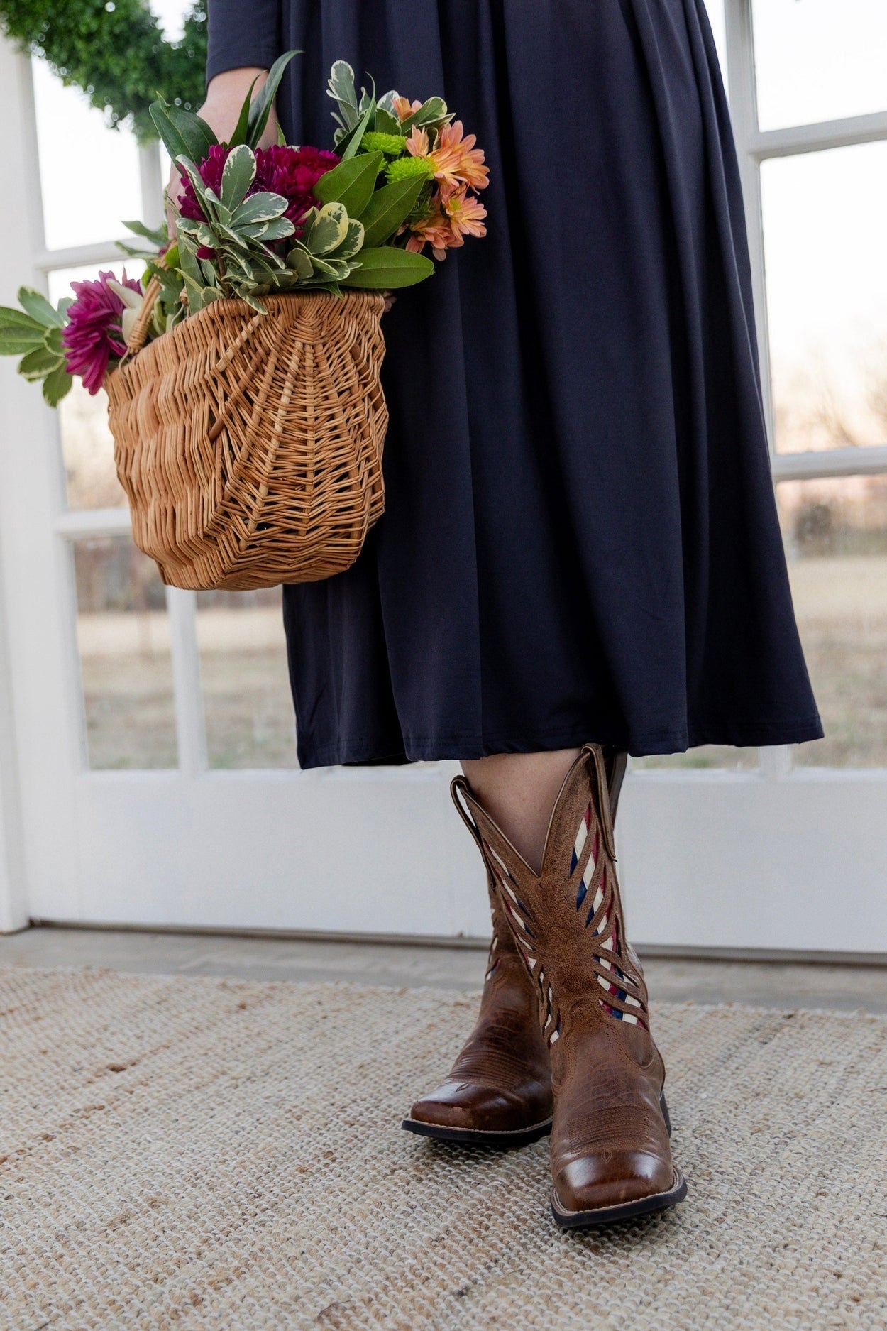 Farah Dress in Navy - Final Sale nuggles-clothing