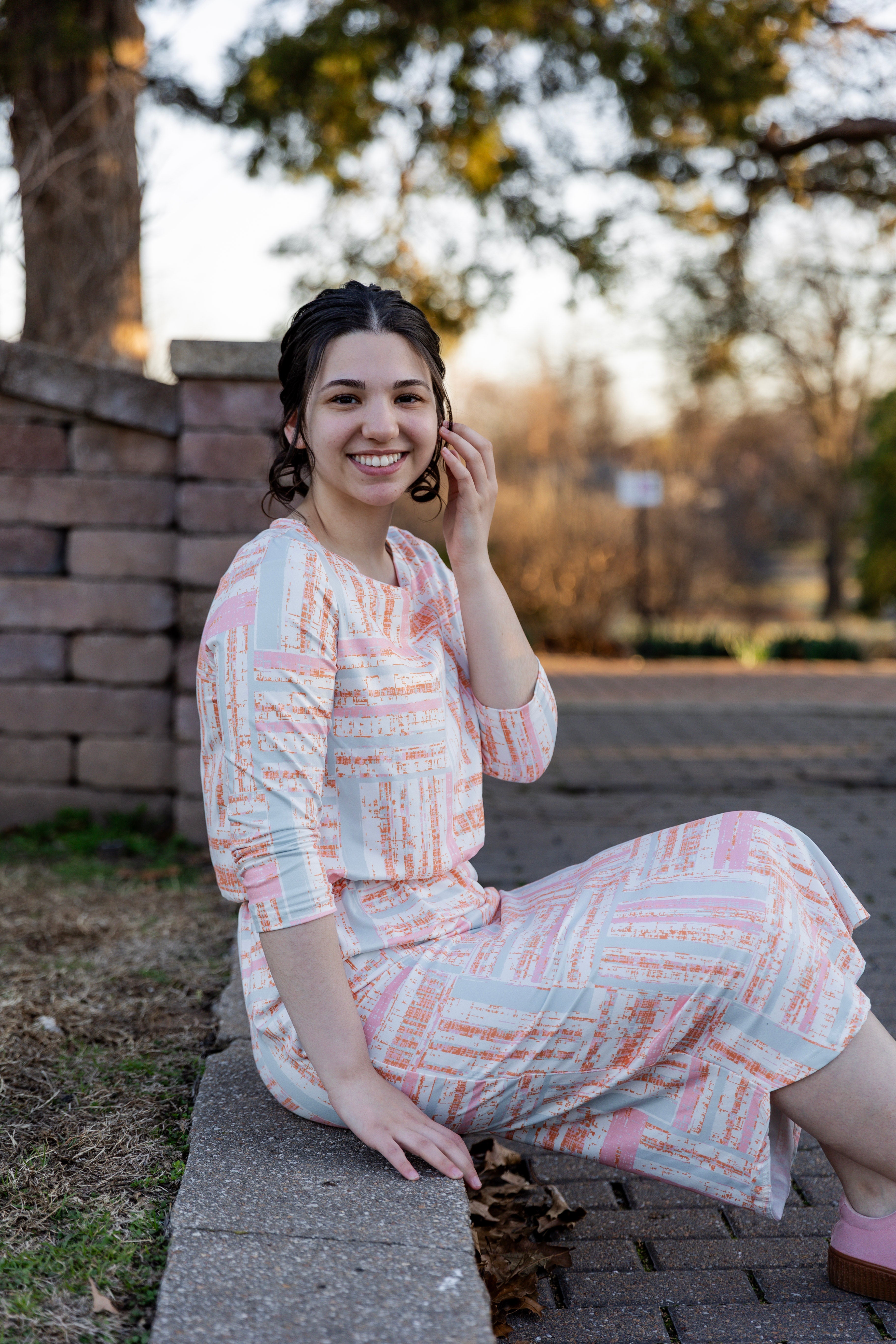 modest midi dress harper jane pretty prints.