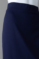 Model wearing Nuggles®  Relaxed Midi Skirt in Navy
