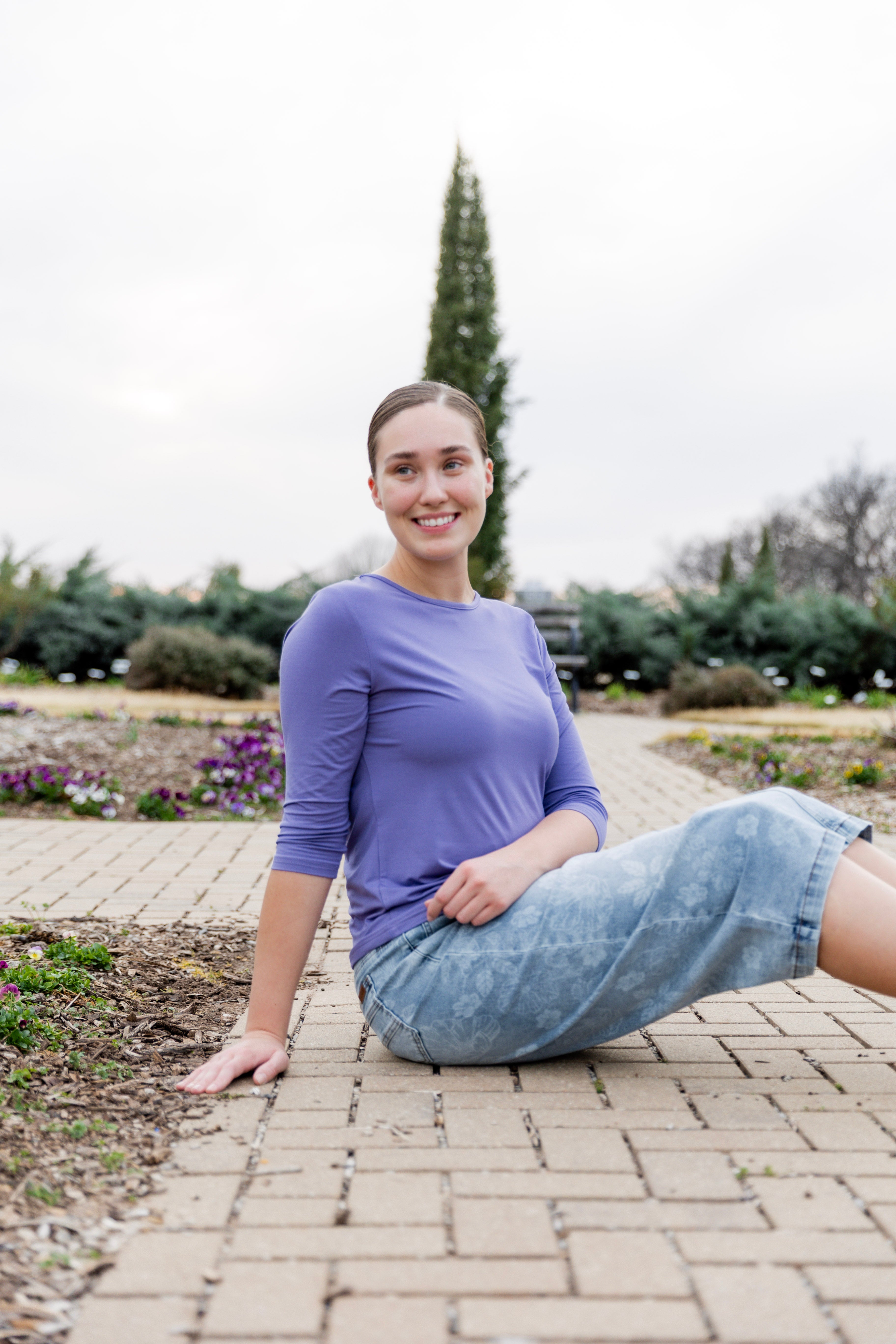 modest denim skirts in 31" length 