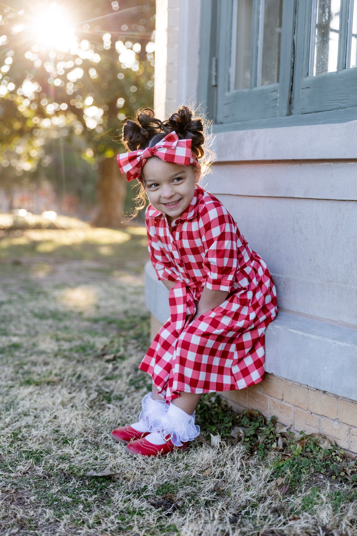 Girls' Rachel Dress in Cherry Jam nuggles-clothing