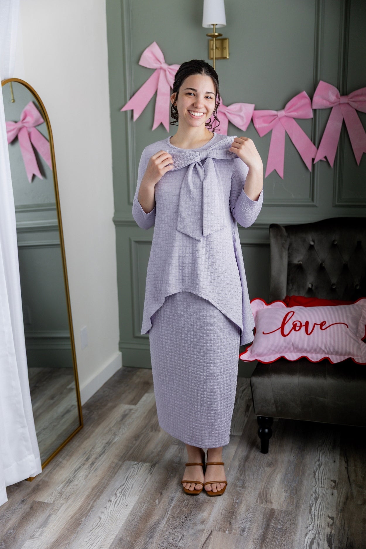 Eleanor Top in Lilac - Final Sale nuggles-clothing