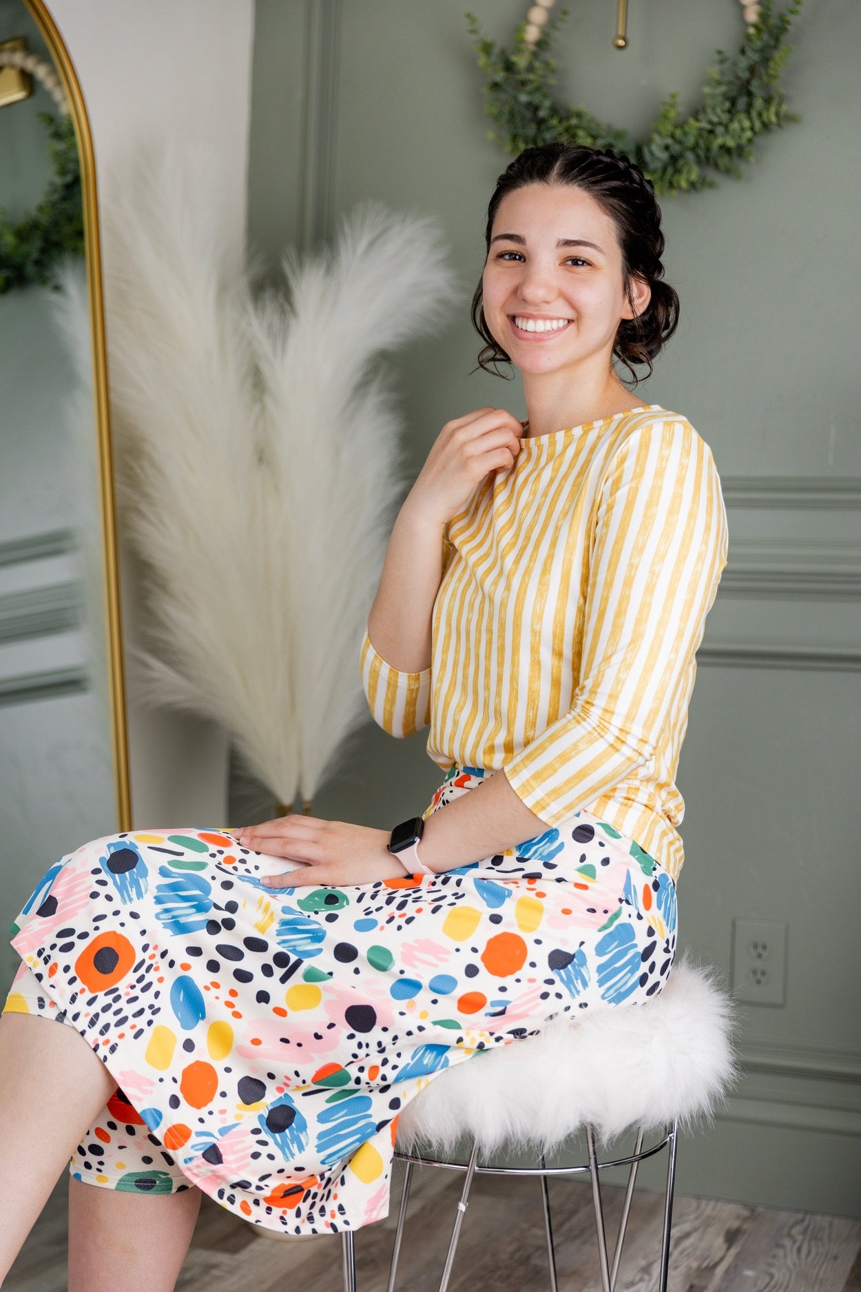 27" All-Sport Skirt in Party Sprinkles nuggles-clothing