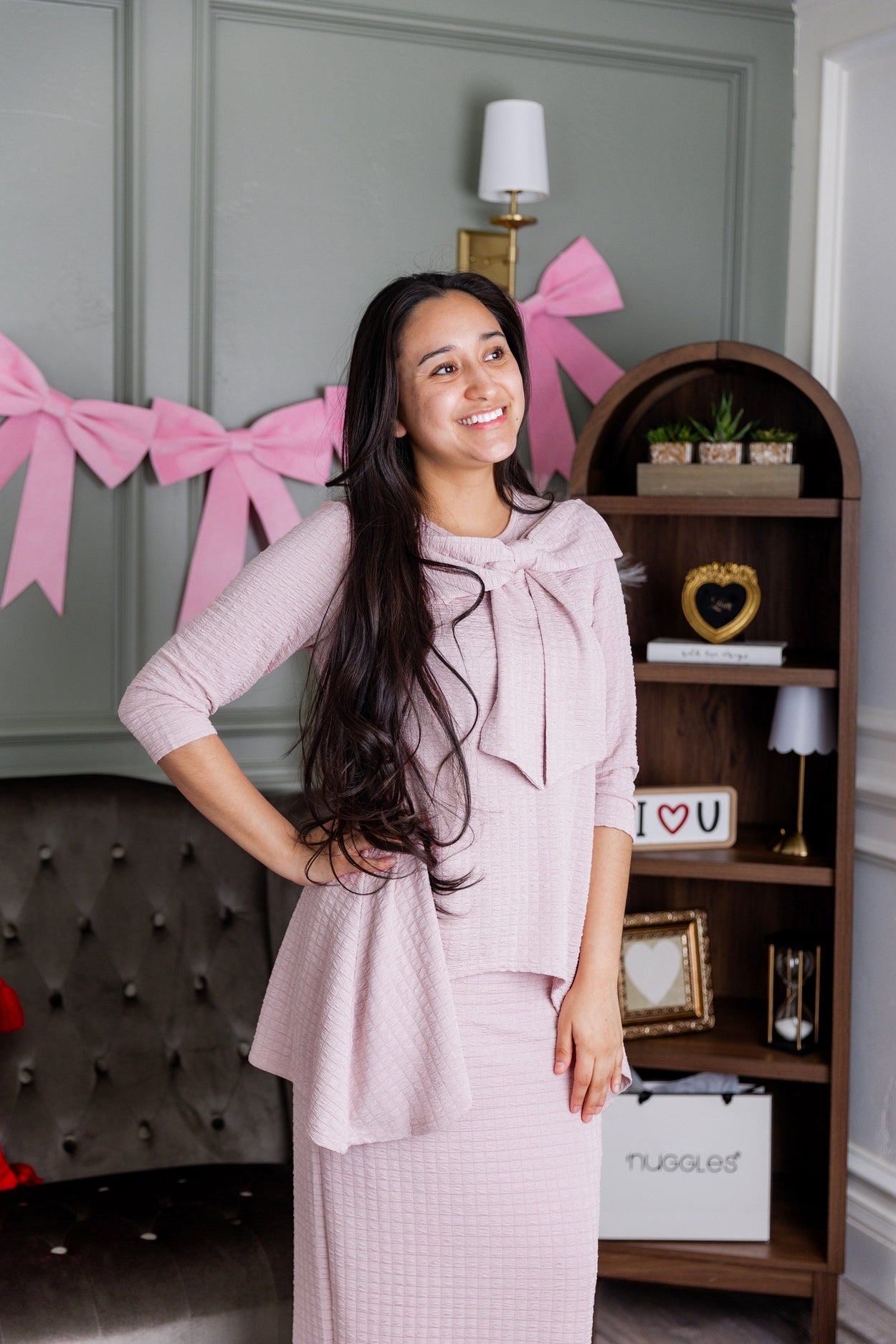 Eleanor Top in Pink - Final Sale nuggles-clothing