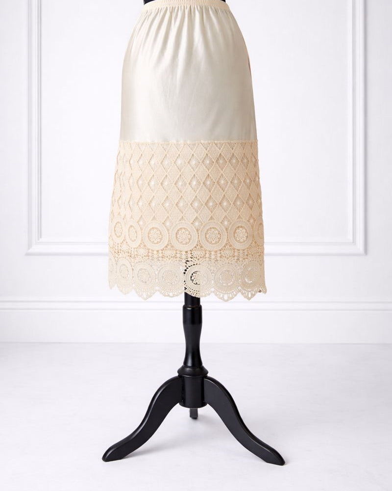 Modest Lace Slips for Layering Perfect Under Every Dress or Skirt 'NUGGLES Modest Lace Slips for Layering Perfect Under Every Dress or Skirt 'NUGGLES