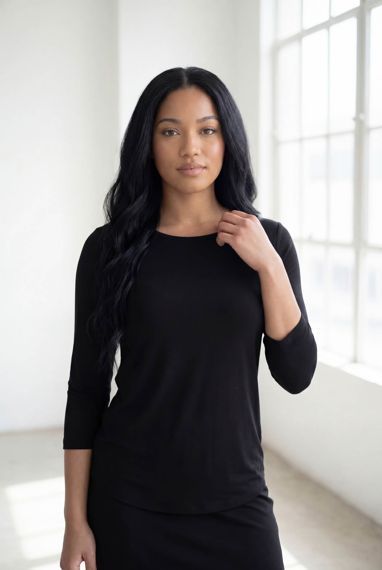 Essential 3/4 Tee nuggles-clothing