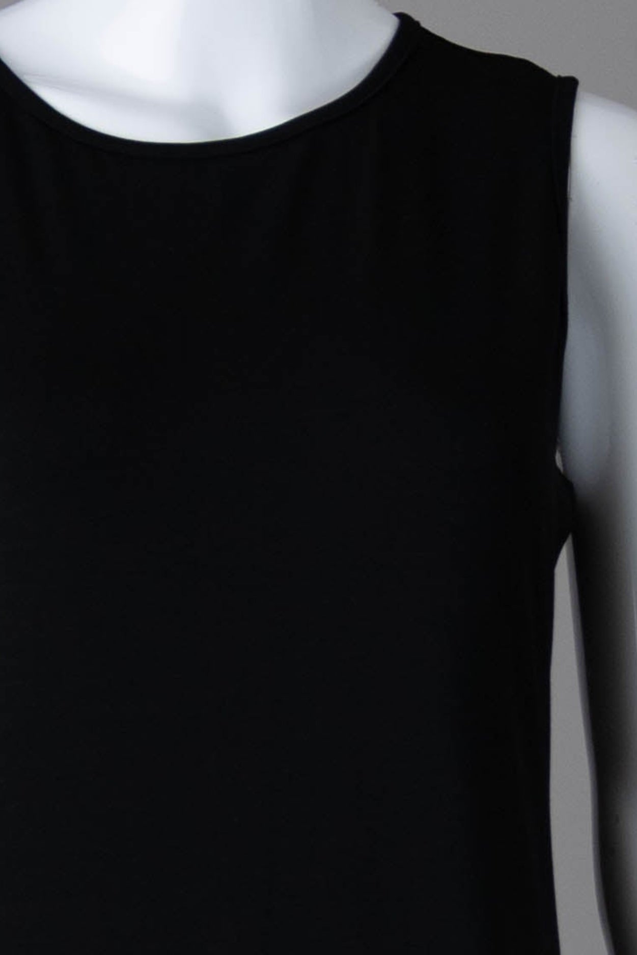 Model wearing Nuggles® Tank Midi Dress in Black