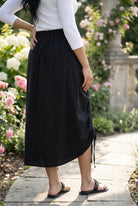 Model wearing Nuggles® Oriana Skirt in Black