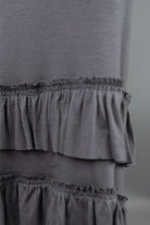 Model wearing Nuggles®  Callie Skirt in Steel Gray